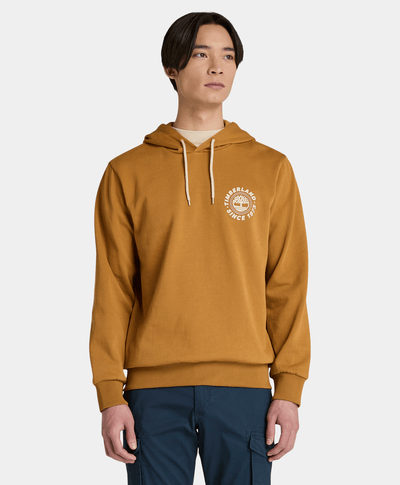 Sudadera - Hoodie Regular Fit Heavy Logo Para Hombre, Amarillo