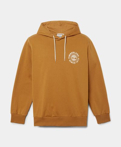 Sudadera - Hoodie Regular Fit Heavy Logo Para Hombre, Amarillo