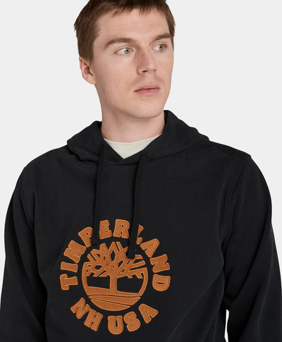 Sudadera Con Logo De Árbol Para Hombre, Negro