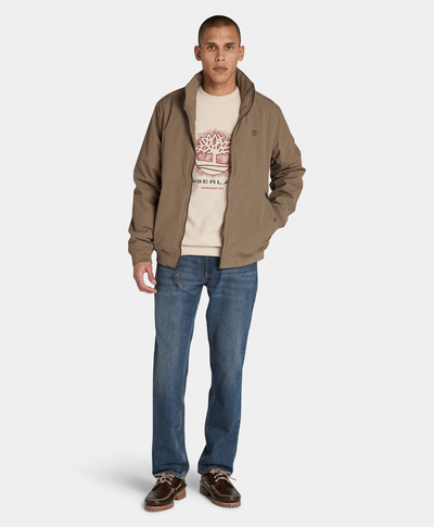 Sudadera Regular Fit Para Hombre, Beige