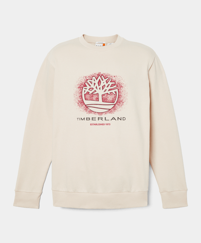 Sudadera Regular Fit Para Hombre, Beige