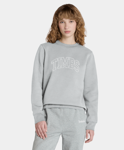 Sudadera Relaxed Fit Para Mujer, Gris