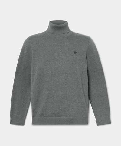 Suéter De Algodón Regular Fit Para Hombre, Gris