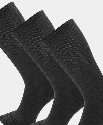 2-Pack Calcetines Crew Unisex, Gris