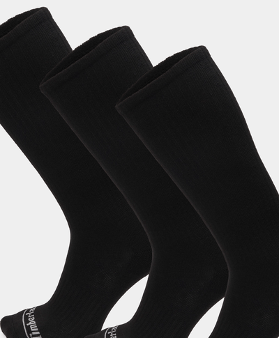 2-Pack Calcetines Crew Unisex, Negro