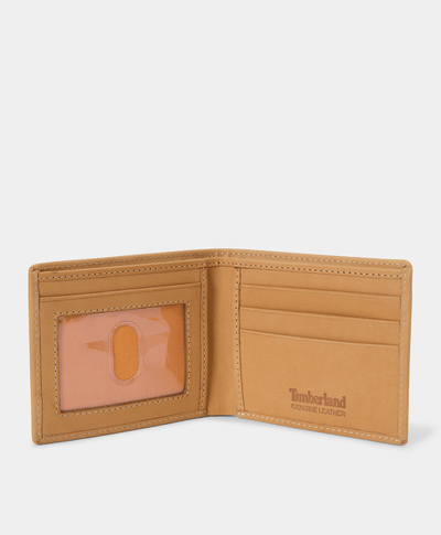 Cartera Clásica Con Llavero Para Hombre, Amarillo