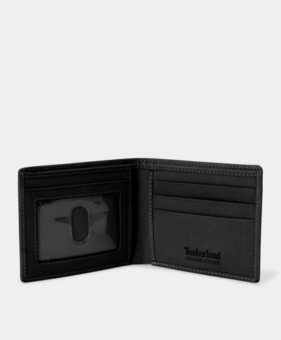 Cartera Clásica Con Llavero Para Hombre, Negro