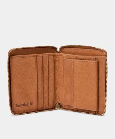 Cartera Con Cierre Para Mujer, Café