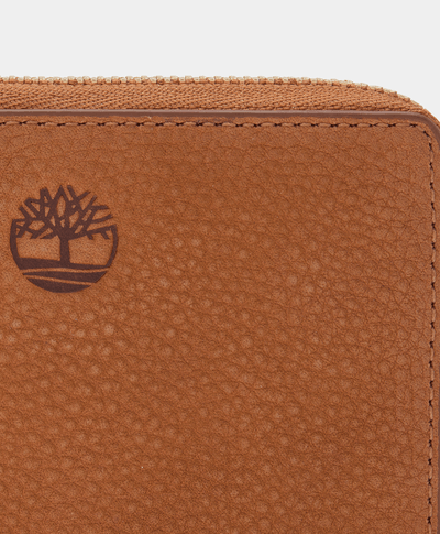 Cartera Con Cierre Para Mujer, Café