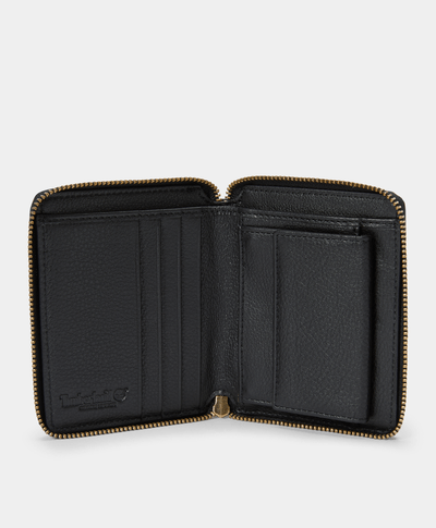 Cartera Con Cierre Para Mujer, Negro