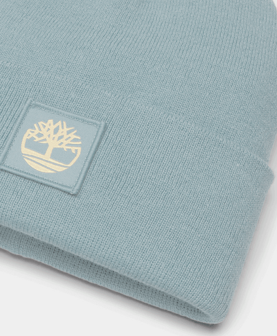 Gorro Con Parche A Tono Para Hombre, Azul