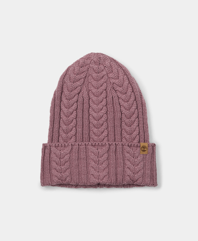 Gorro Tejido Para Mujer, Rosa