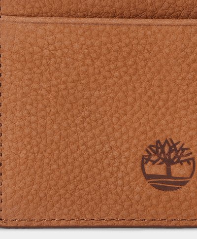 Tarjetero De Piel Con Cierre Para Mujer, Café