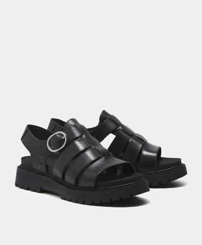 Sandalias Clairemont Way Fisherman para mujer, Negro
