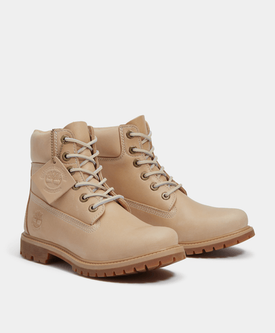 Botas Premium 6 Inch Impermeables Waterproof Para Mujer, Beige