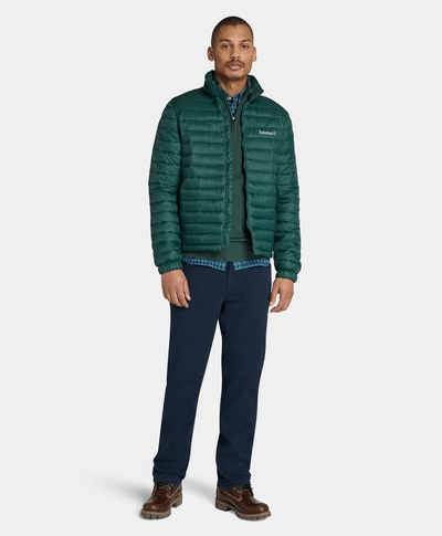 Chamarra DWR: Repelente Al Agua Para Hombre, Verde