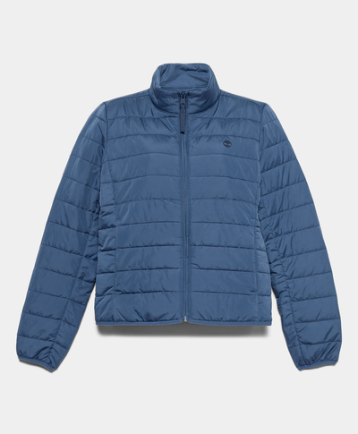 Chamarra Ligera Repelente Al Agua Regular Fit Para Mujer, Azul