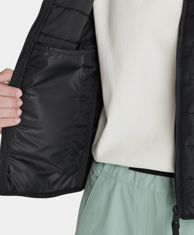 Chamarra Ligera Repelente Al Agua Regular Fit Para Hombre, Negro