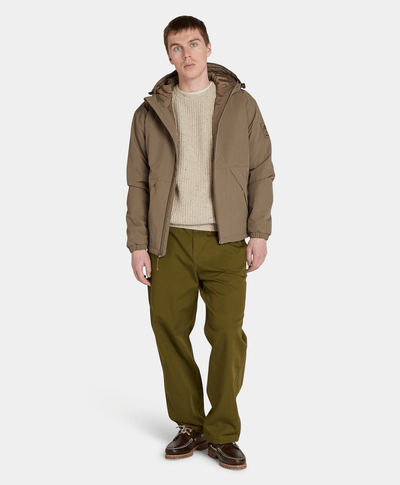 Chamarra Winnick Waterproof Impermeable Para Hombre, Café