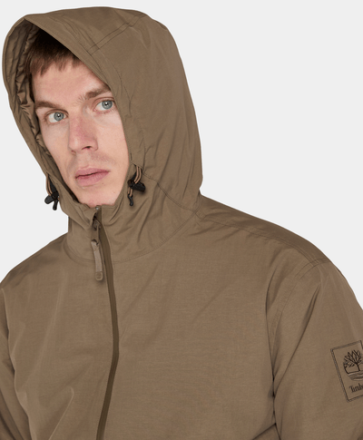 Chamarra Winnick Waterproof Impermeable Para Hombre, Café