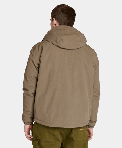 Chamarra Winnick Waterproof Impermeable Para Hombre, Café