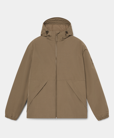 Chamarra Winnick Waterproof Impermeable Para Hombre, Café