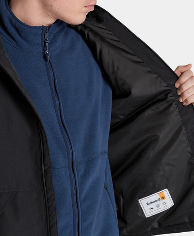 Chamarra Winnick Waterproof Impermeable Para Hombre, Negro