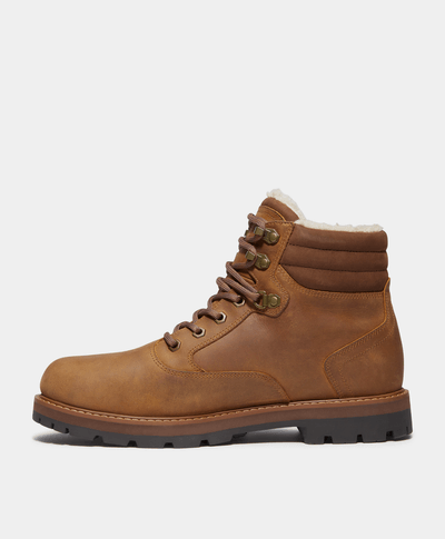 Botas Britton Road Mid Impermeables Waterproof Para Hombre, Café