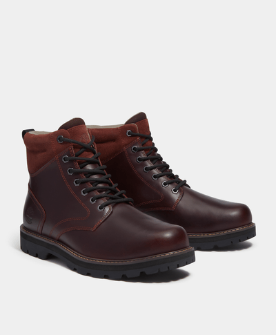 Botas Britton Road Mid Impermeables Waterproof Para Hombre, Vino