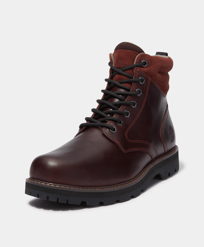 Botas Britton Road Mid Impermeables Waterproof Para Hombre, Vino