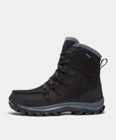 Botas Chillberg Mid Impermeables Waterproof Para Hombre, Negro
