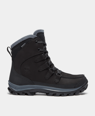 Botas Chillberg Mid Impermeables Waterproof Para Hombre, Negro
