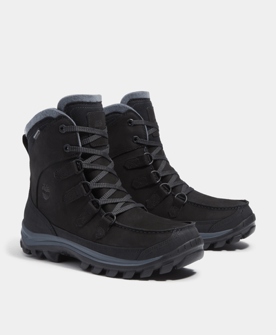 Botas Chillberg Mid Impermeables Waterproof Para Hombre, Negro