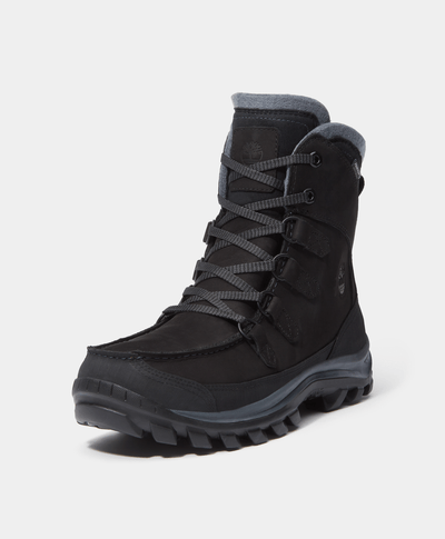 Botas Chillberg Mid Impermeables Waterproof Para Hombre, Negro
