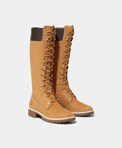 Botas Premium 14 Inch Impermeables Waterproof Para Mujer, Amarillo