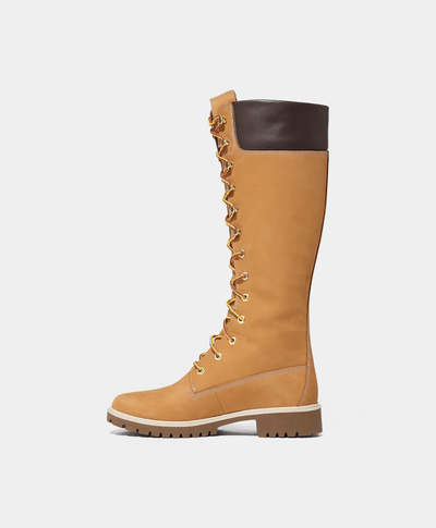 Botas Premium 14 Inch Impermeables Waterproof Para Mujer, Amarillo