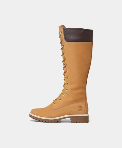 Botas Premium 14 Inch Impermeables Waterproof Para Mujer, Amarillo