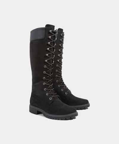 Botas Premium 14 Inch Impermeables Waterproof Para Mujer, Negro