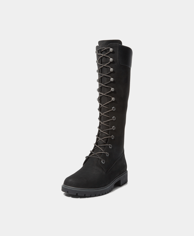 Botas Premium 14 Inch Impermeables Waterproof Para Mujer, Negro
