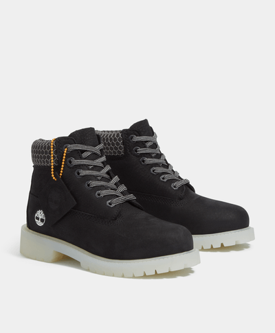 Botas Premium 6 Inch Impermeables Waterproof Para Niño, Negro