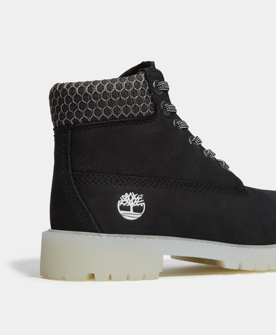 Botas Premium 6 Inch Impermeables Waterproof Para Niño, Negro