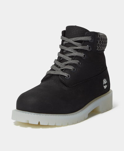 Botas Premium 6 Inch Impermeables Waterproof Para Niño, Negro