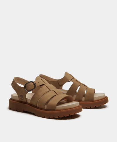 Sandalias Clairemont Way Fisherman para Mujer, Beige