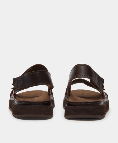 Sandalias con correa trasera Casco Cove para Hombre, Café
