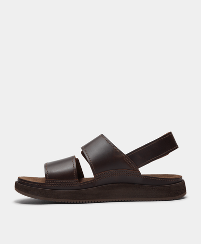 Sandalias con correa trasera Casco Cove para Hombre, Café