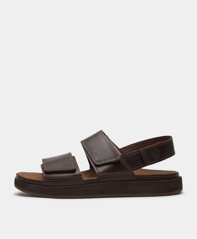 Sandalias con correa trasera Casco Cove para Hombre, Café