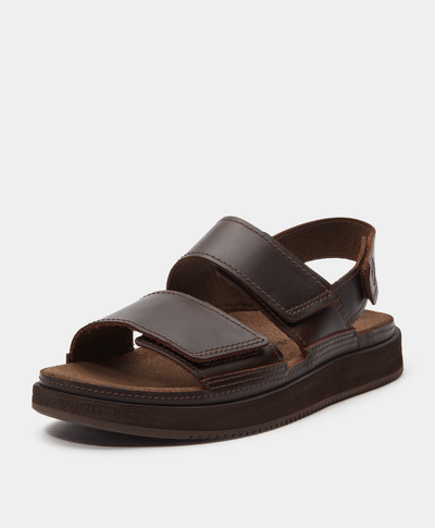 Sandalias con correa trasera Casco Cove para Hombre, Café