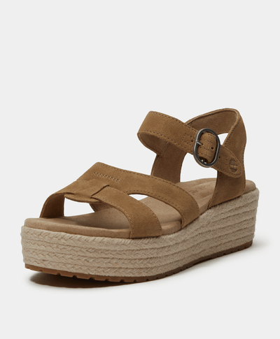 Sandalias con correa trasera Santorini para Mujer, Beige
