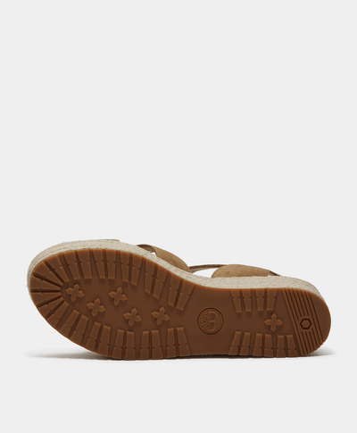 Sandalias con correa trasera Santorini para Mujer, Beige