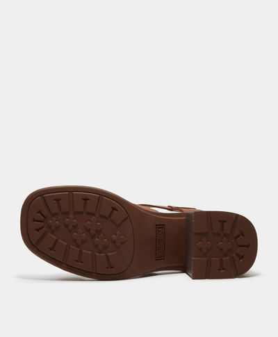 Sandalias de pescador Bellevaux de gamuza para Mujer, Café